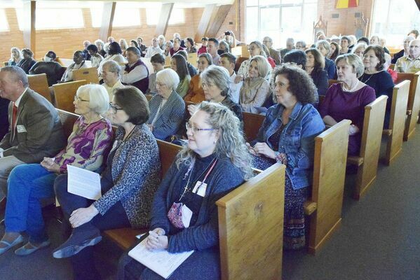 A near-capacity crowd was on hand Sunday, Nov. 14 for the final service at Bude United Methodist Church and to debut the Bude Community Foundation's community center building.