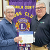 Submitted | The Wayne County News
David Campbell (left) and Meadville/Franklin County Lions Club President
Tony Nettles.